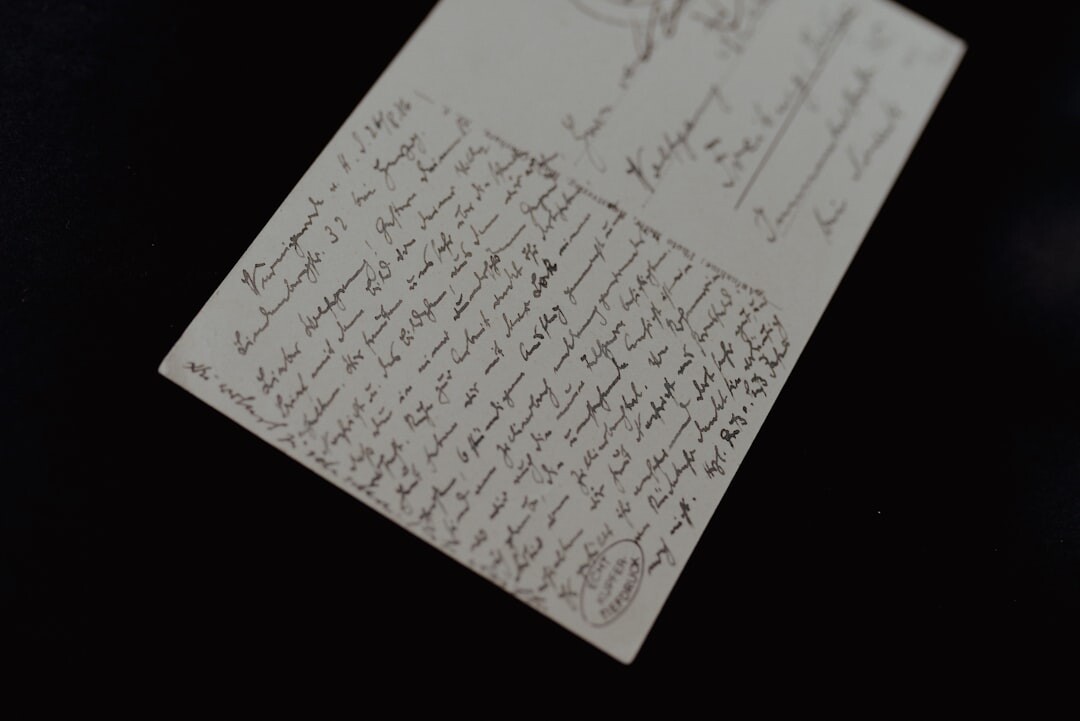old handwritten letter